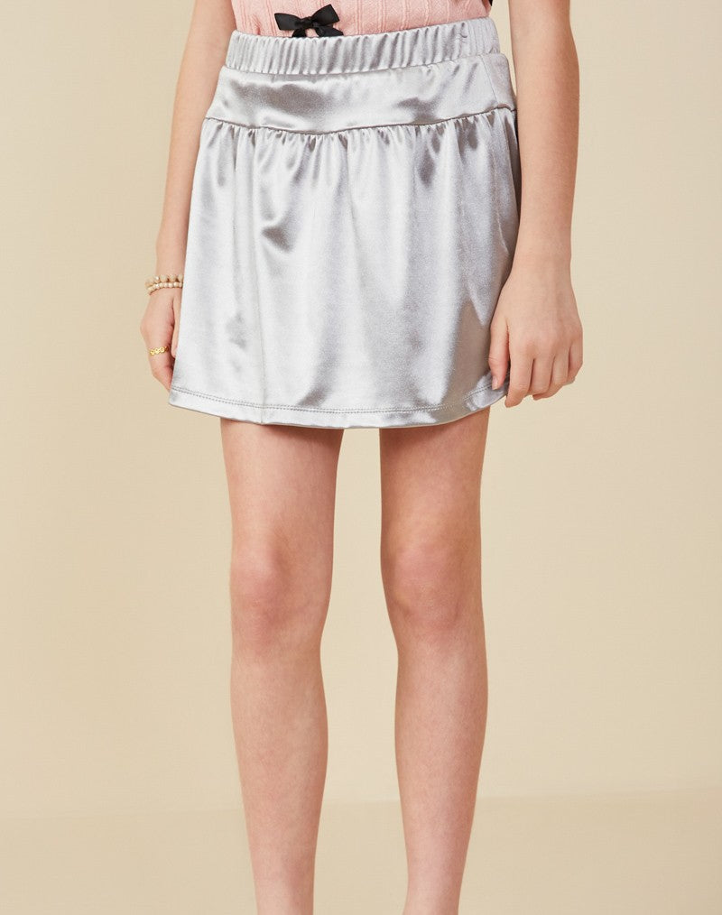 Metallic Skirt - Silver