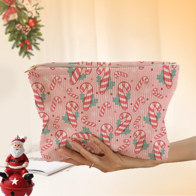 Candycane Cosmetic Bag