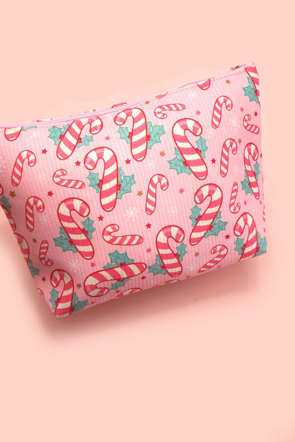 Candycane Cosmetic Bag