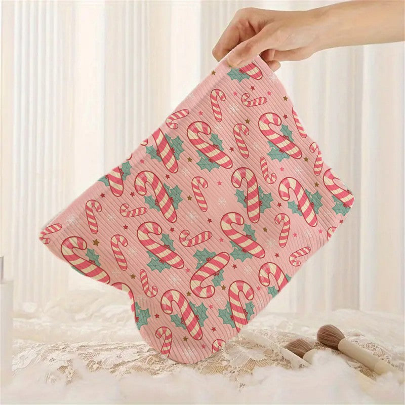 Candycane Cosmetic Bag