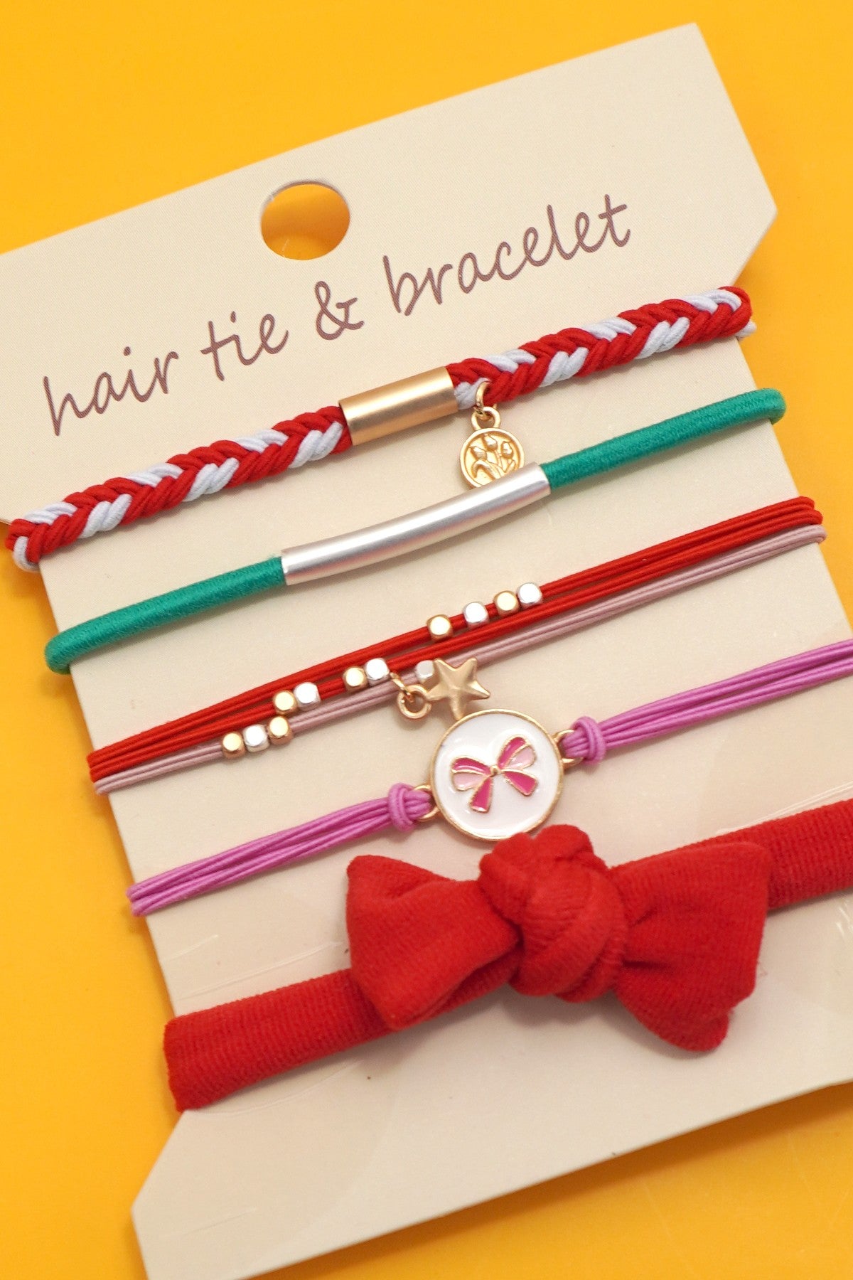 Dual Function Knot Bracelet Hair Ties