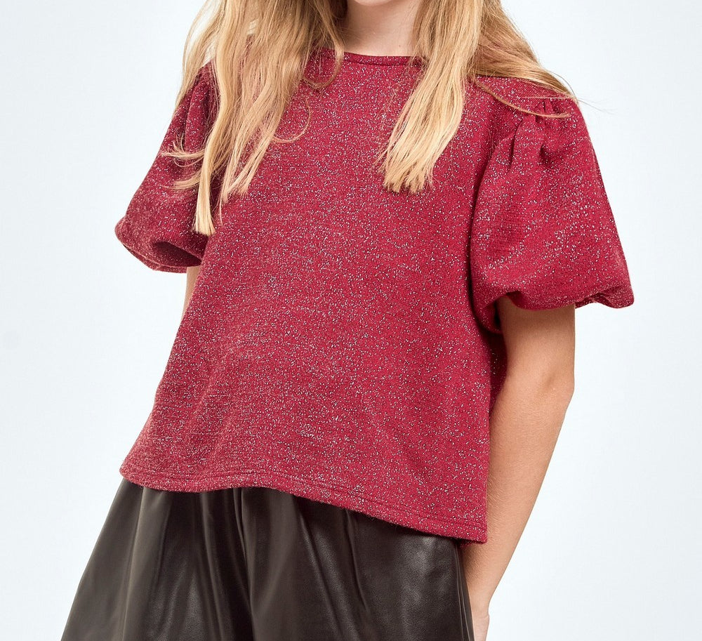 Amelia Top - Short Balloon Sleeve – TrendLab