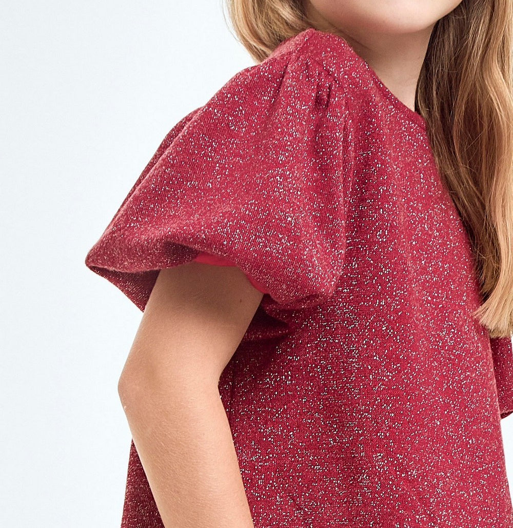 Amelia Top - Short Balloon Sleeve