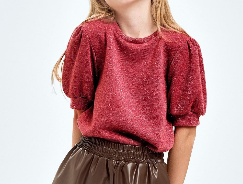 Alice Top - Short Puff Sleeves